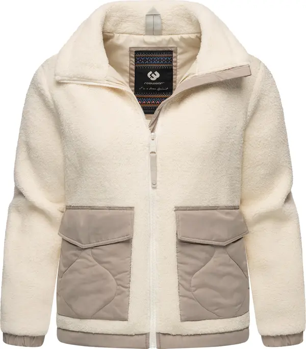 Ragwear Ragwear Prijelazna jakna 'Arctika'  taupe siva / vuneno bijela