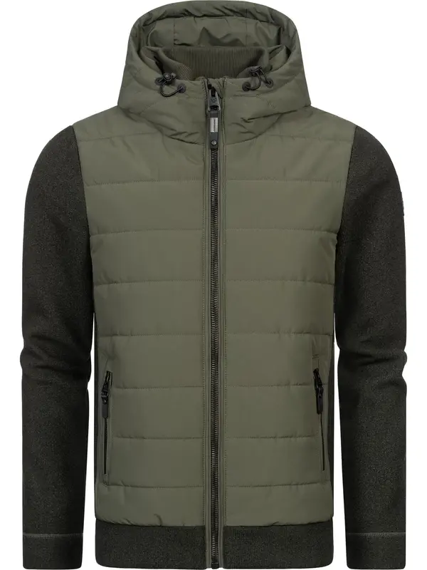Ragwear Ragwear Prijelazna jakna 'Doryan'  tamo siva / maslinasta
