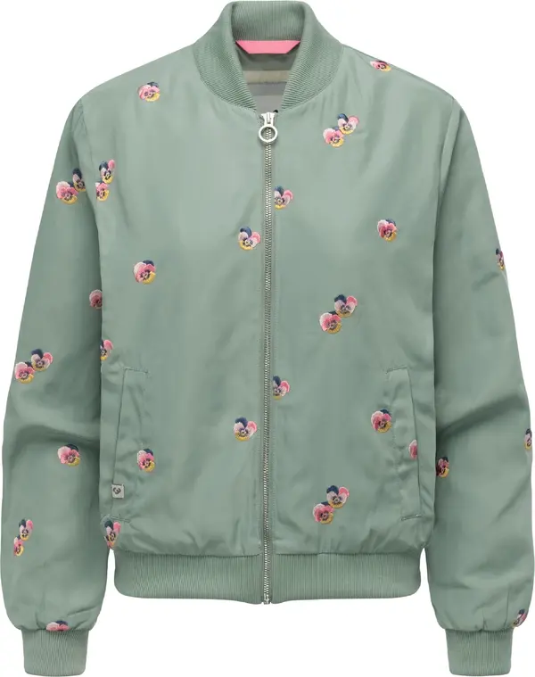 Ragwear Ragwear Prijelazna jakna 'Lunara'  safirno plava / zlatno žuta / zelena / roza