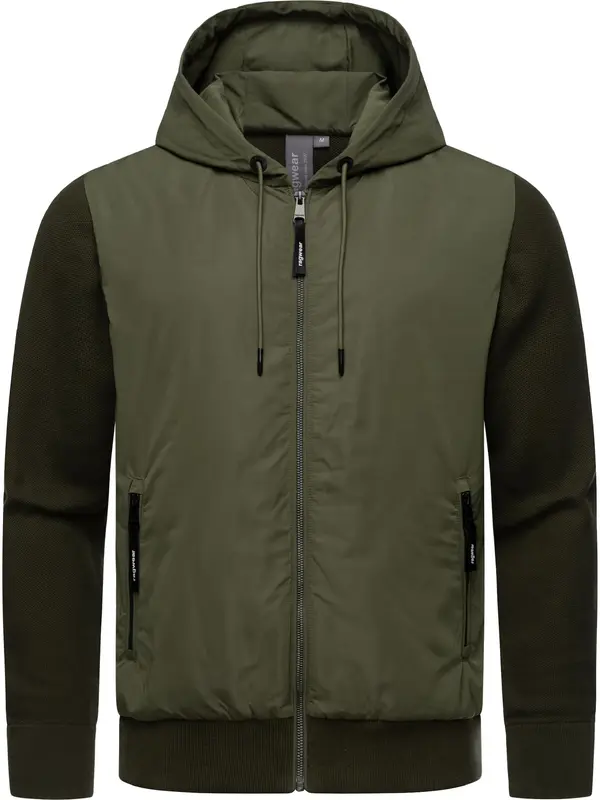 Ragwear Ragwear Prijelazna jakna 'Ronel'  zelena / tamno zelena