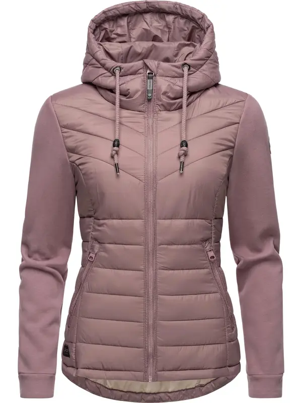 Ragwear Ragwear Prijelazna jakna 'Sandrra'  sivkasto ljubičasta (mauve) / crna