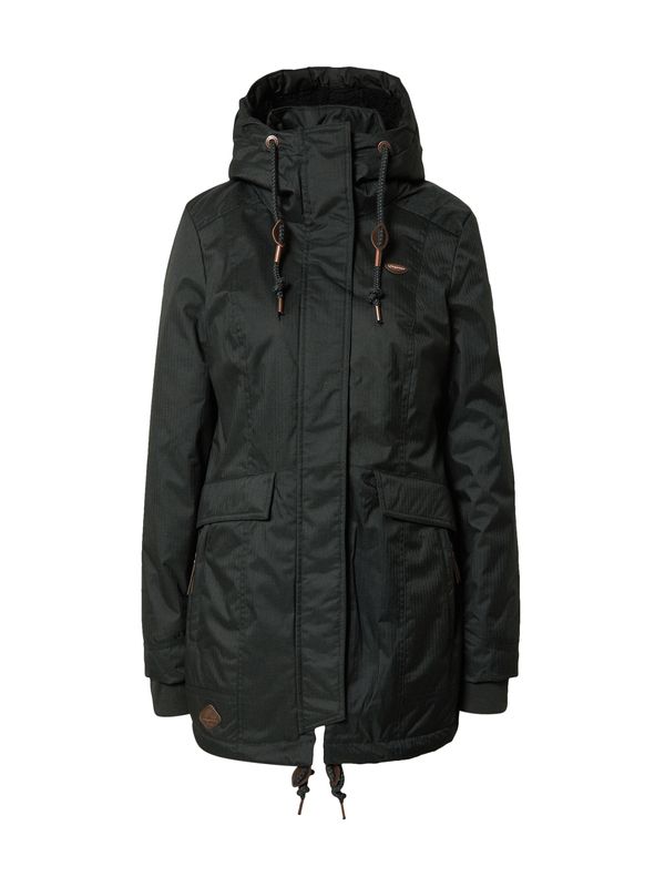 Ragwear Ragwear Prijelazna jakna 'Tunned'  smeđa / kraljevski zelena