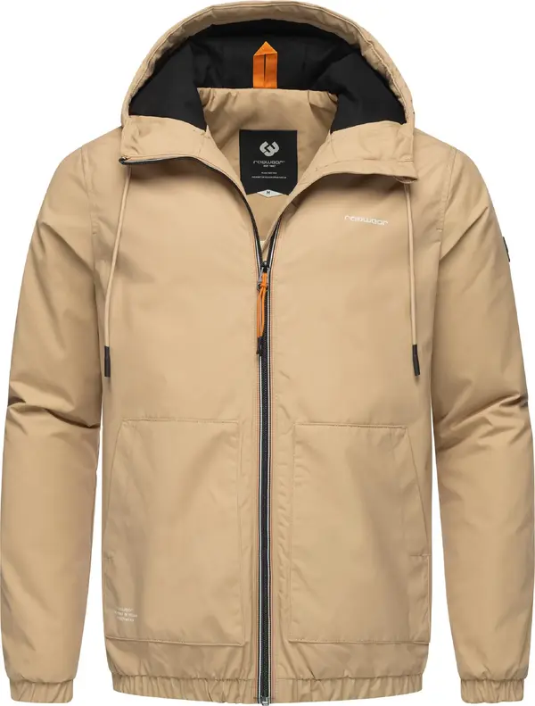 Ragwear Ragwear Prijelazna jakna 'Windeyer'  pijesak / crna