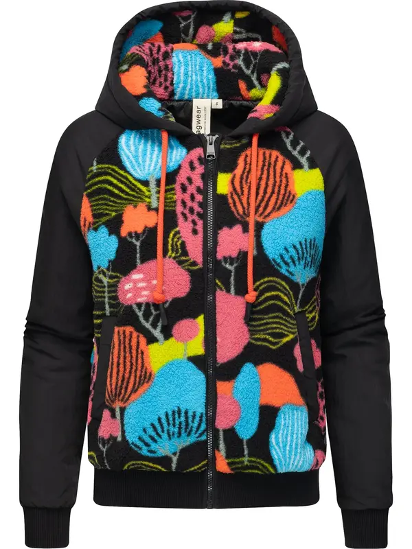 Ragwear Ragwear Prijelazna jakna 'Youmodo '  plava / narančasta / roza / crna