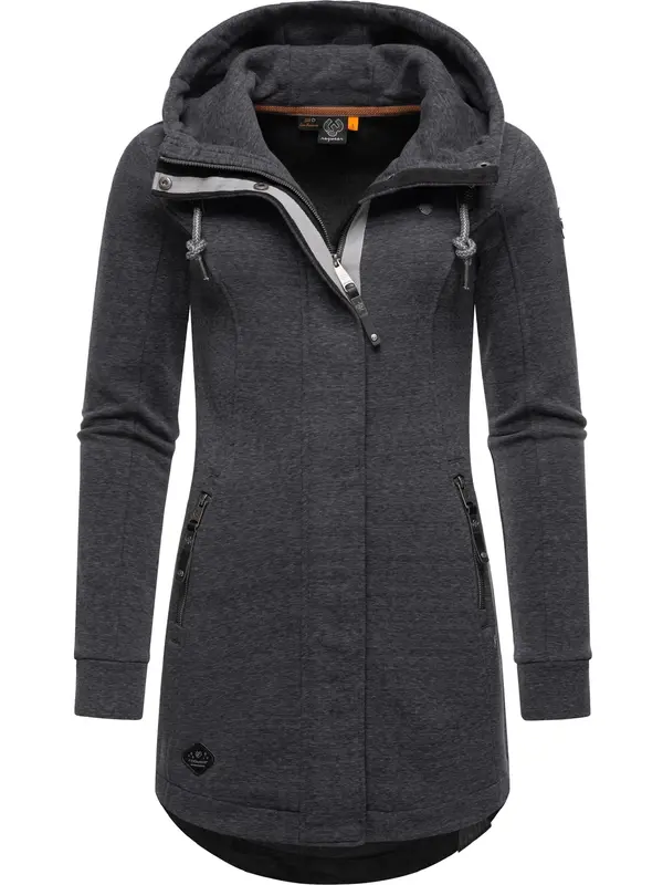 Ragwear Ragwear Prijelazni kaput 'Letty'  crna melange