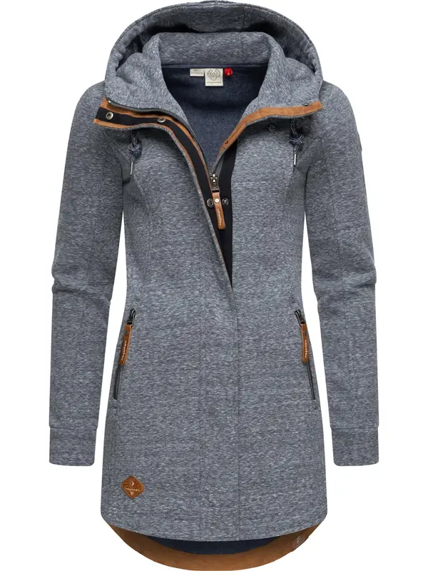 Ragwear Ragwear Prijelazni kaput 'Letty'  morsko plava / konjak