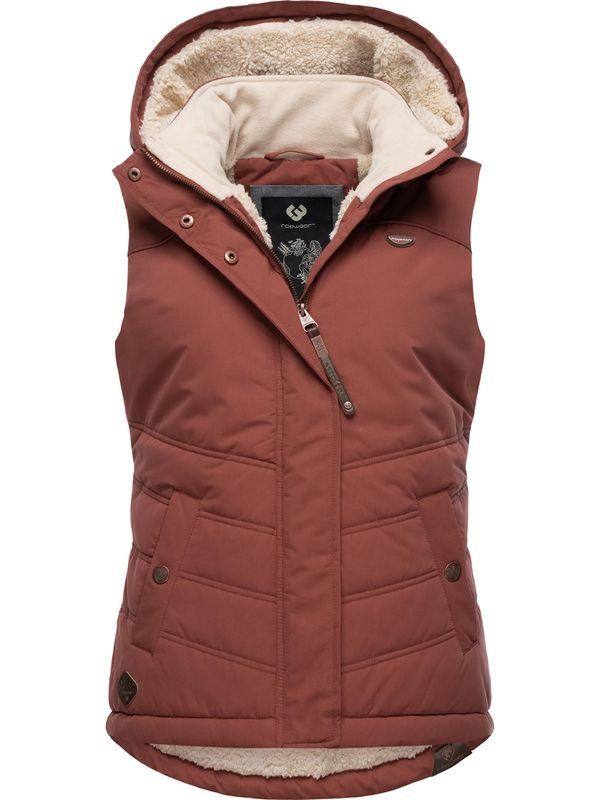 Ragwear Ragwear Prsluk 'Hesty'  bež / hrđavo smeđa
