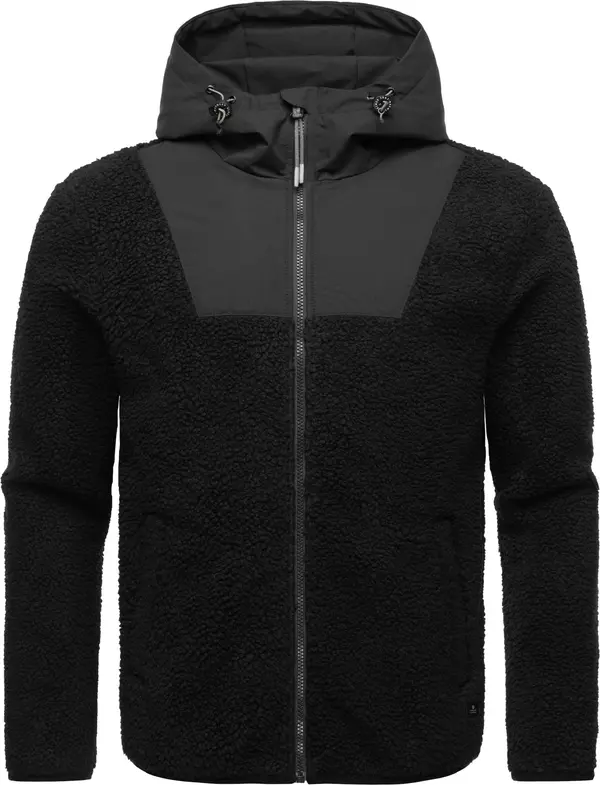 Ragwear Ragwear Tehnička flis jakna 'Adar'  antracit siva / crna