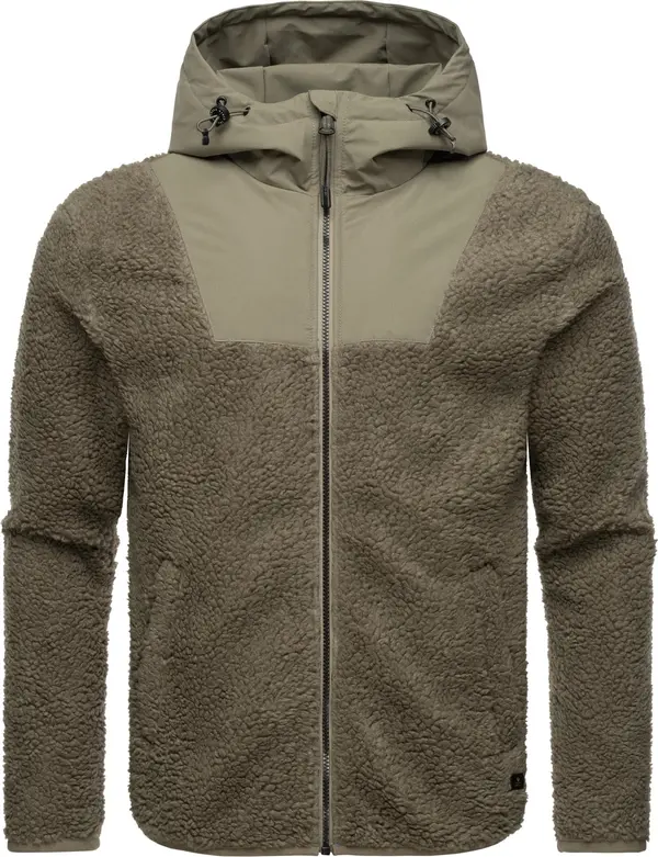 Ragwear Ragwear Tehnička flis jakna 'Adar'  kaki / maslinasta