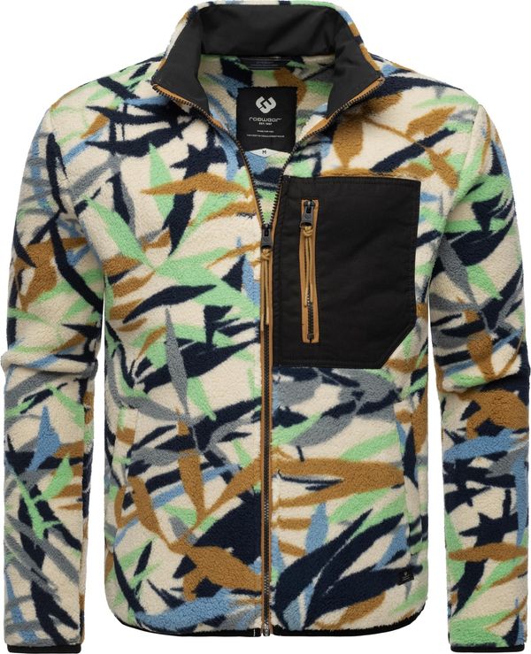 Ragwear Ragwear Tehnička flis jakna  bež / hrđavo smeđa / menta / crna