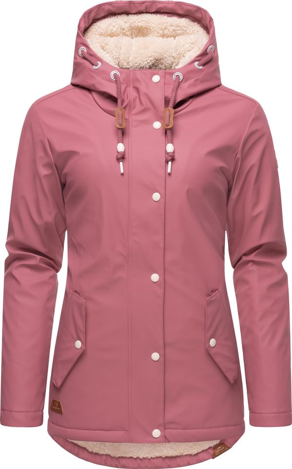 Ragwear Ragwear Tehnička jakna 'Marge'  smeđa / magenta / bijela