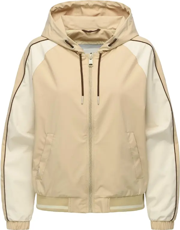 Ragwear Ragwear Tehnička jakna 'Nicandra'  bež / pijesak / tamno smeđa