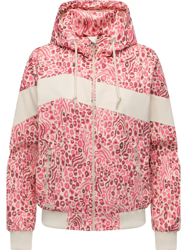 Ragwear Ragwear Tehnička jakna 'Oggie'  magenta / malina / bijela