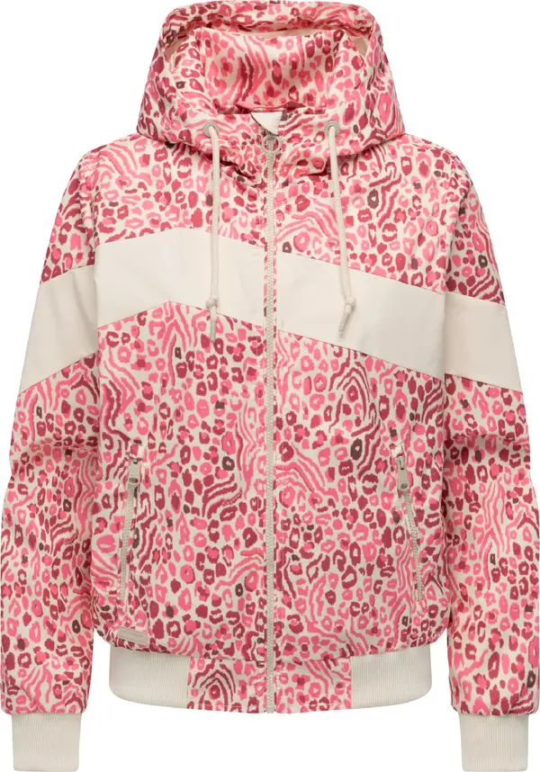 Ragwear Ragwear Tehnička jakna 'Oggie'  magenta / malina / bijela