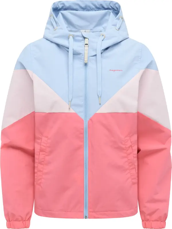 Ragwear Ragwear Tehnička jakna 'Rochele'  svijetloplava / roza / malina