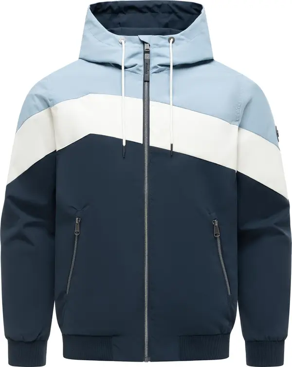 Ragwear Ragwear Tehnička jakna 'Stewie Block Youmodo'  mornarsko plava / svijetloplava / bijela