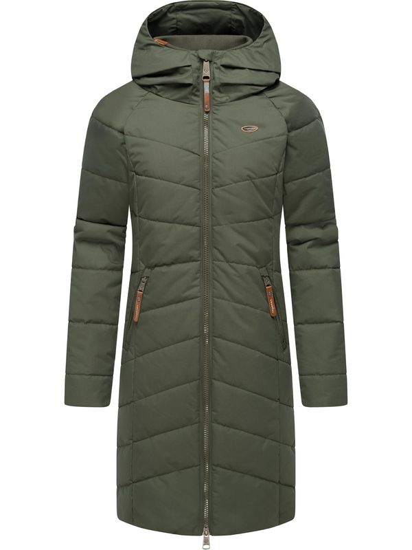 Ragwear Ragwear Tehnički kaput 'Dizzie'  smeđa / tamno zelena