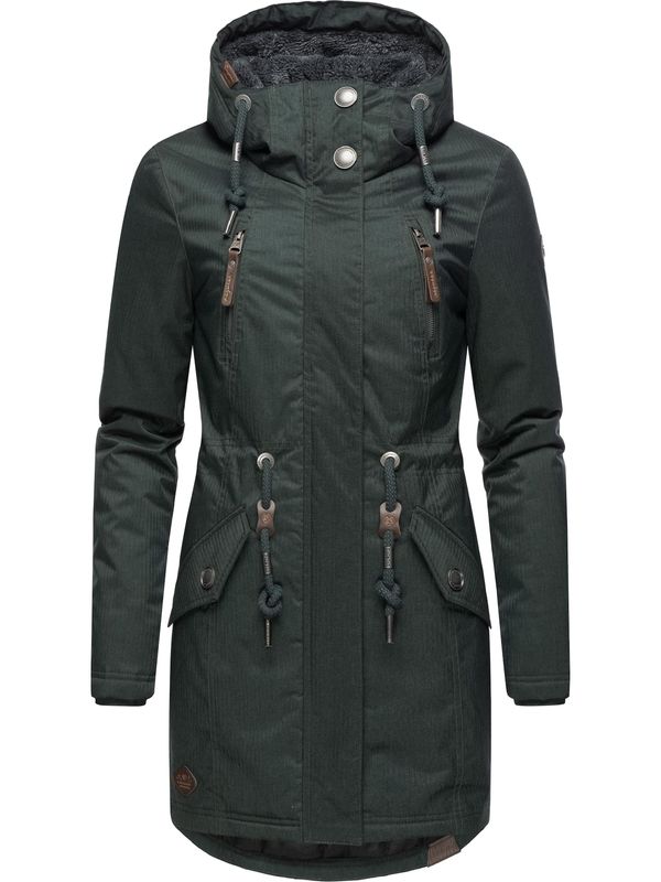 Ragwear Ragwear Tehnički kaput 'Elsie'  zelena / tamno zelena