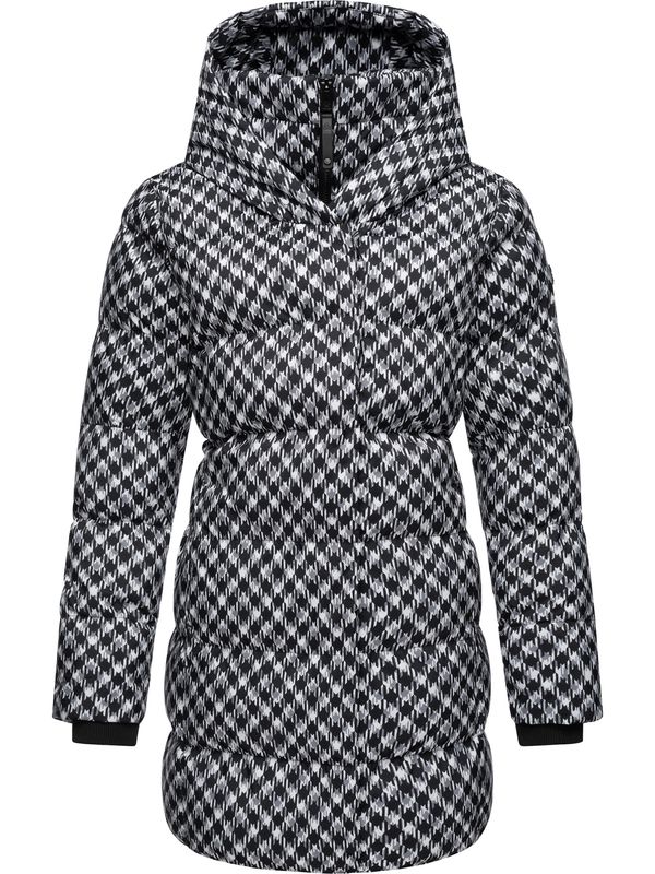 Ragwear Ragwear Tehnički kaput 'Niara'  siva / crna / bijela