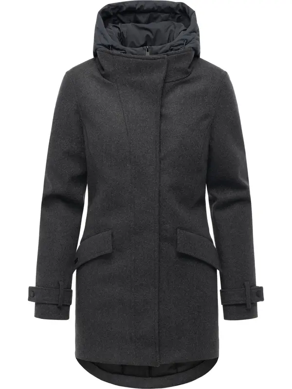 Ragwear Ragwear Tehnički kaput 'Petuja Felt Youmodo'  tamo siva