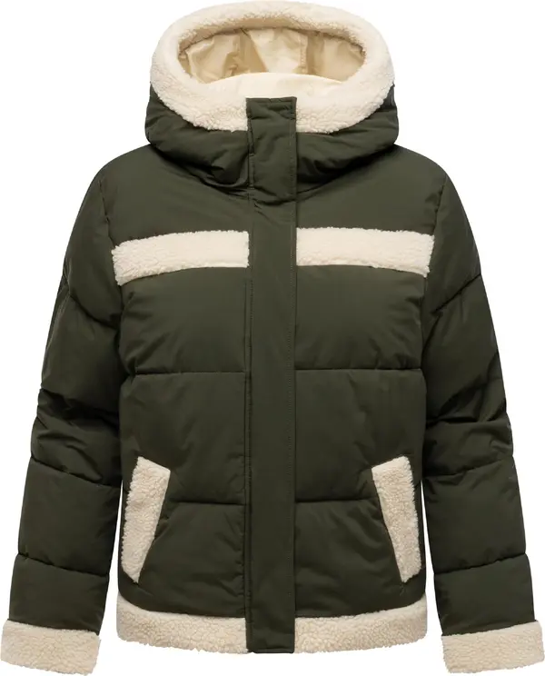 Ragwear Ragwear Zimska jakna 'Editah Youmodo'  svijetlobež / maslinasta