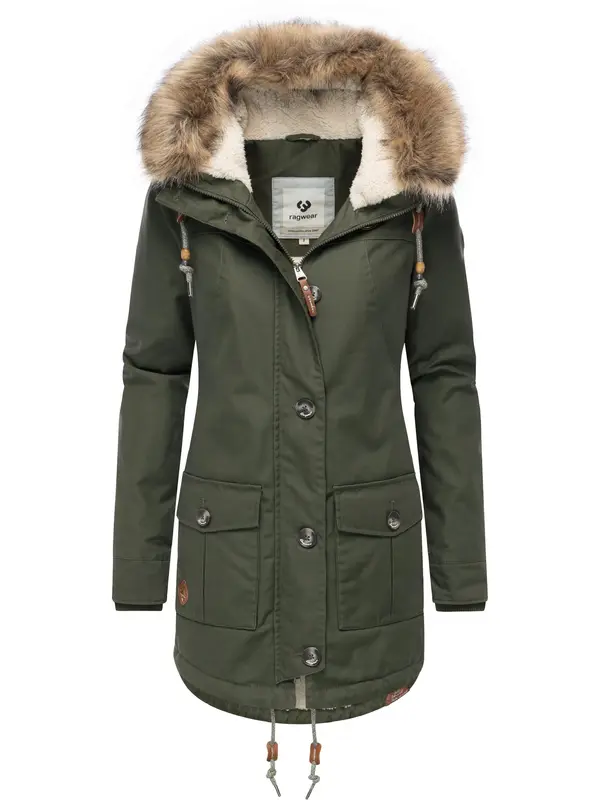 Ragwear Ragwear Zimska jakna 'Jane'  maslinasta