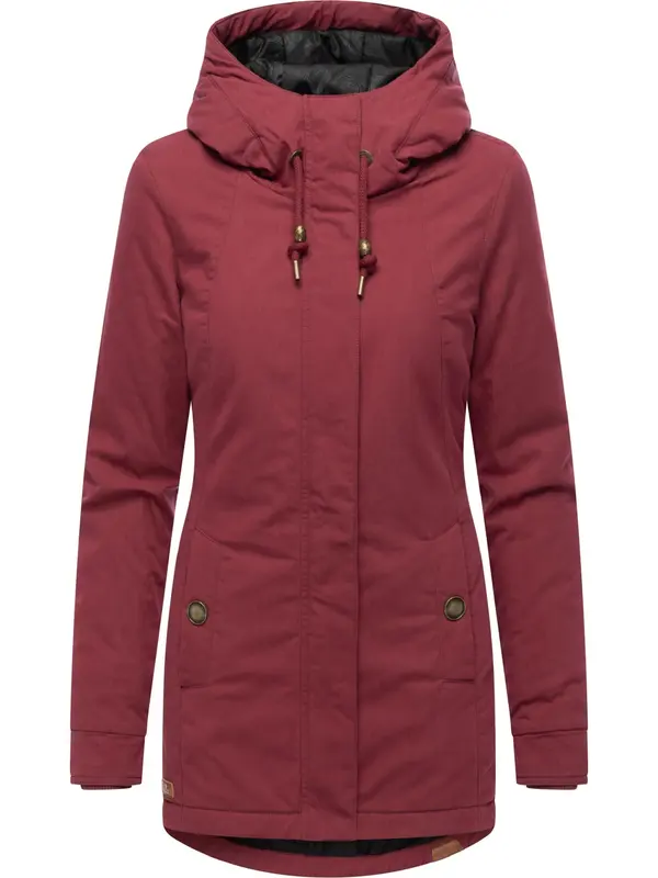 Ragwear Ragwear Zimska jakna 'Monadena'  boja vina