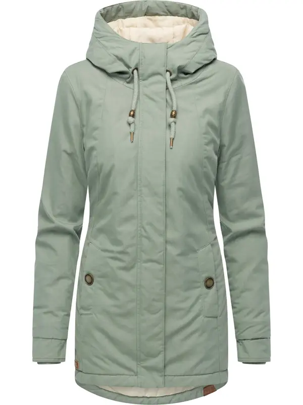 Ragwear Ragwear Zimska jakna 'Monadena'  ecru/prljavo bijela / pastelno zelena