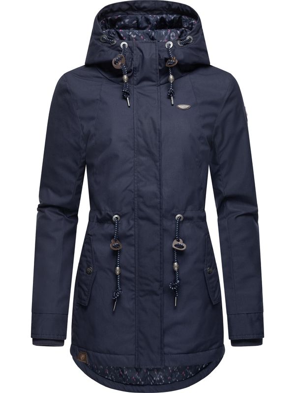 Ragwear Ragwear Zimska jakna 'Monadis'  mornarsko plava / smeđa / crna / bijela
