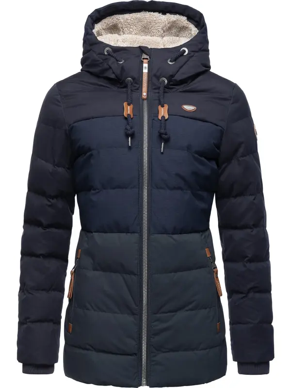 Ragwear Ragwear Zimska jakna 'Quantic'  mornarsko plava / smeđa