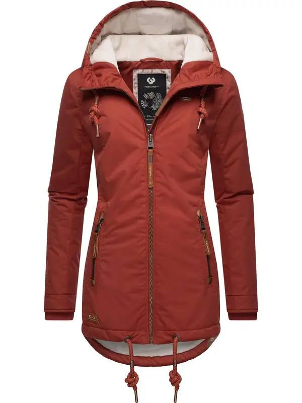 Ragwear Ragwear Zimska jakna 'Zuzka'  hrđavo crvena