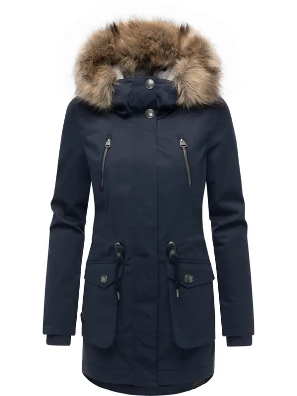 Ragwear Ragwear Zimska parka 'Ellsa Youmodo'  morsko plava
