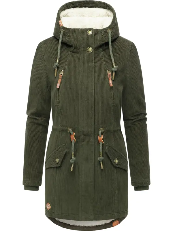 Ragwear Ragwear Zimska parka 'Ellsie Cordy'  maslinasta