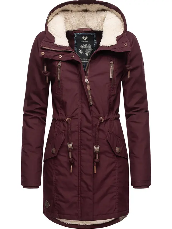 Ragwear Ragwear Zimska parka 'Elsie'  boja vina