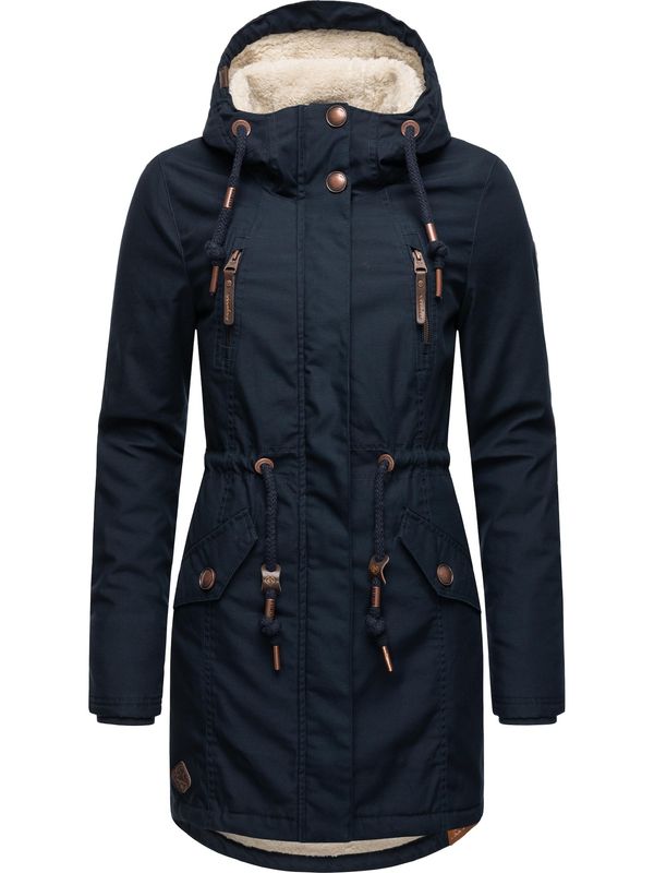 Ragwear Ragwear Zimska parka 'Elsie'  plava / mornarsko plava / bijela