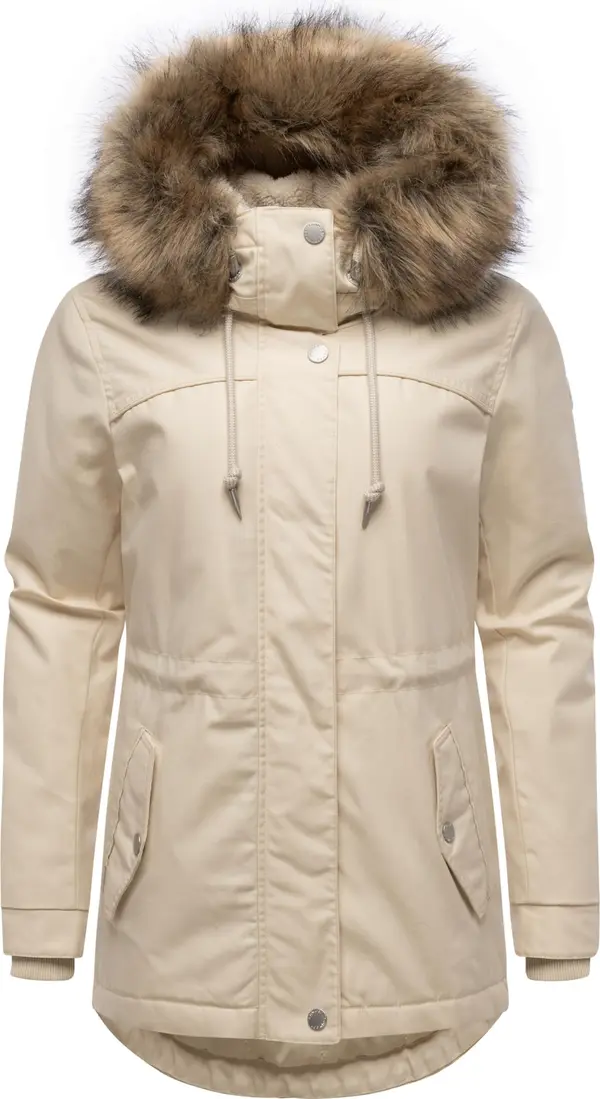Ragwear Ragwear Zimska parka 'Tawny Short'  ecru/prljavo bijela