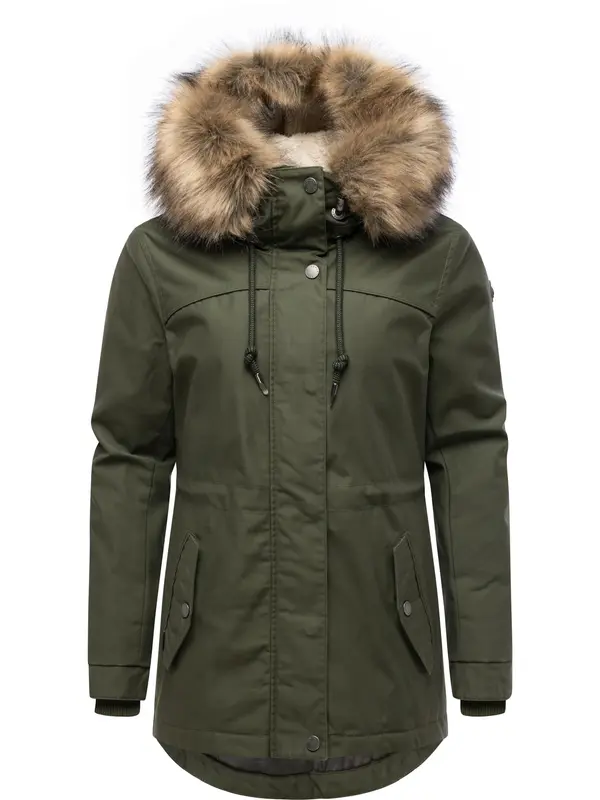 Ragwear Ragwear Zimska parka 'Tawny Short'  maslinasta