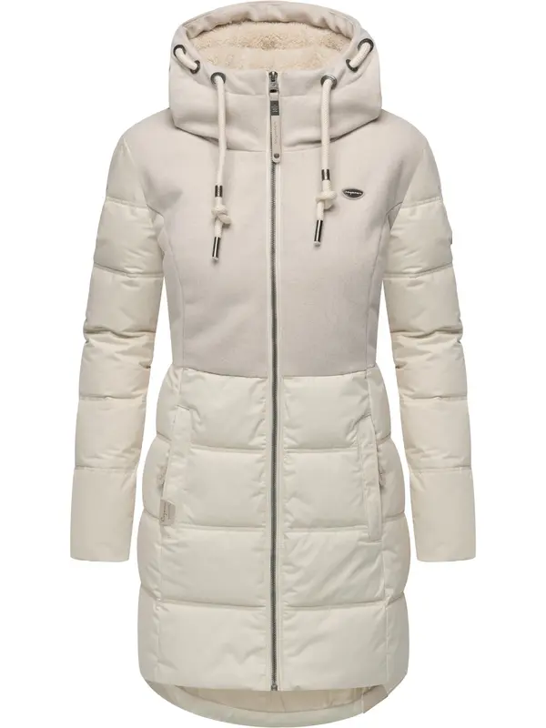 Ragwear Ragwear Zimski kaput 'Ashani'  ecru/prljavo bijela