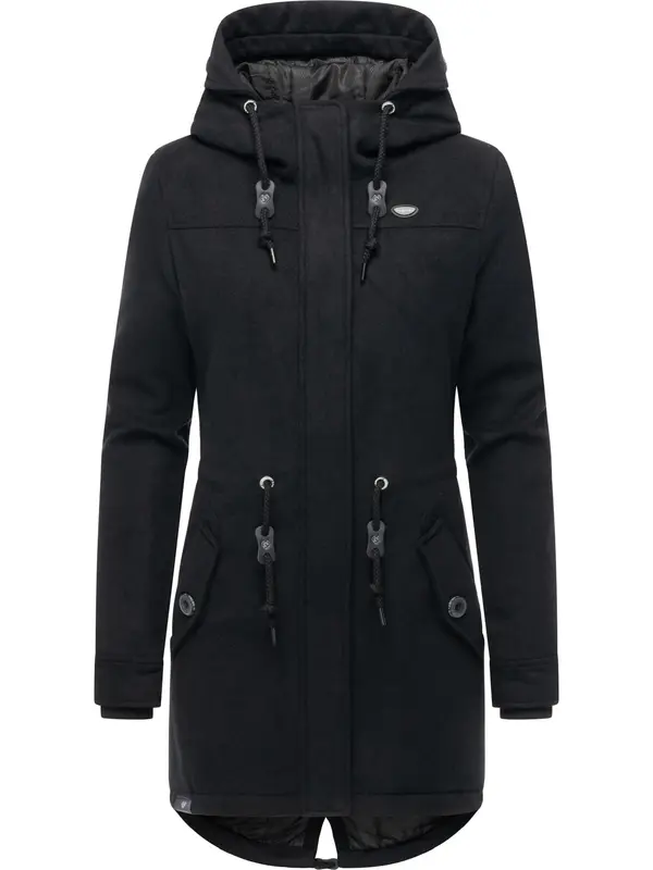 Ragwear Ragwear Zimski kaput 'Ellba A'  crna