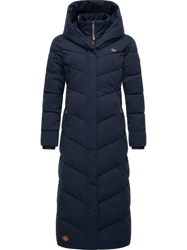 Ragwear Ragwear Zimski kaput 'Natalka'  mornarsko plava / smeđa / bijela