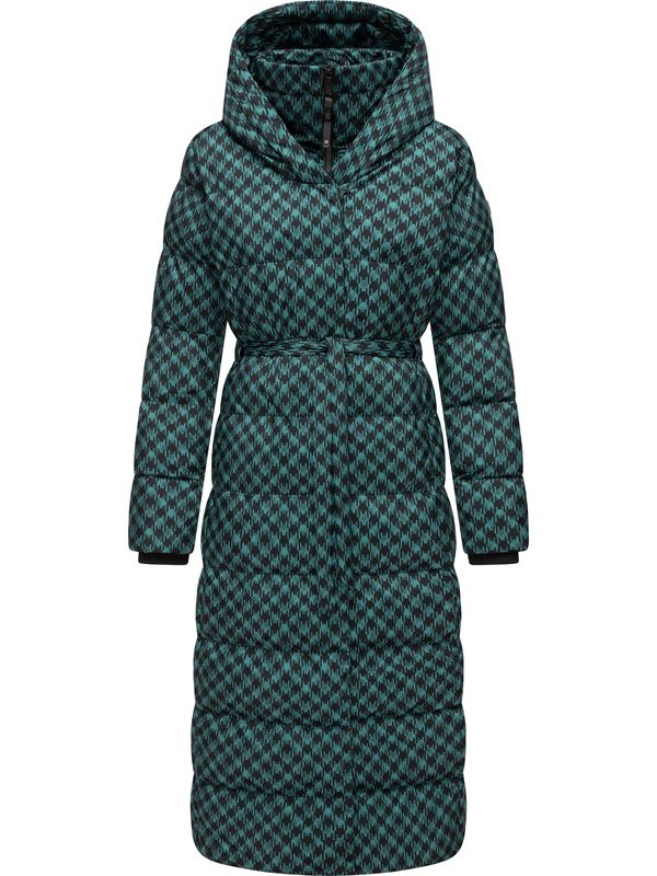 Ragwear Ragwear Zimski kaput 'Niara'  tamno zelena / crna