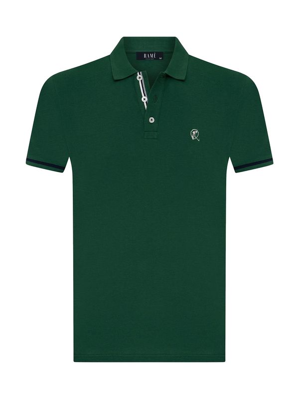 RAME RAME Majica  kraljevski zelena / bijela