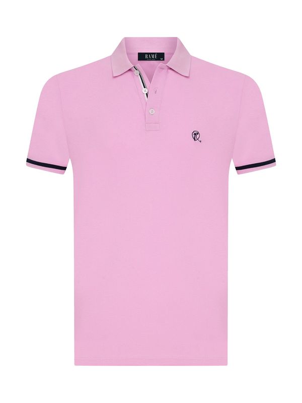 RAME RAME Majica  mornarsko plava / ružičasto crvena