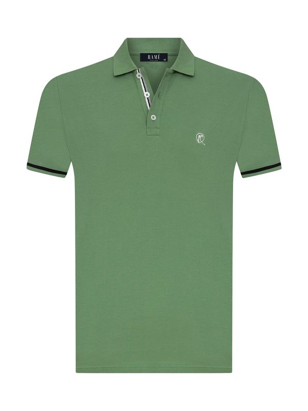 RAME RAME Majica  sivkasto zelena / crna / bijela