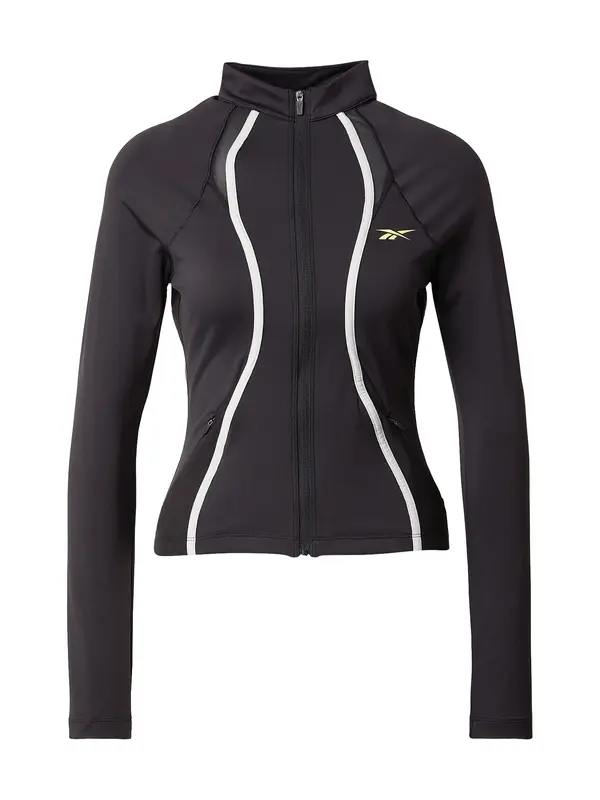Reebok Reebok Jakna za vježbanje  crna / bijela