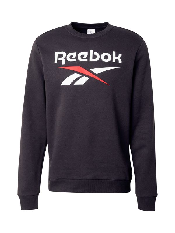 Reebok Reebok Sportska sweater majica  crvena / crna / bijela