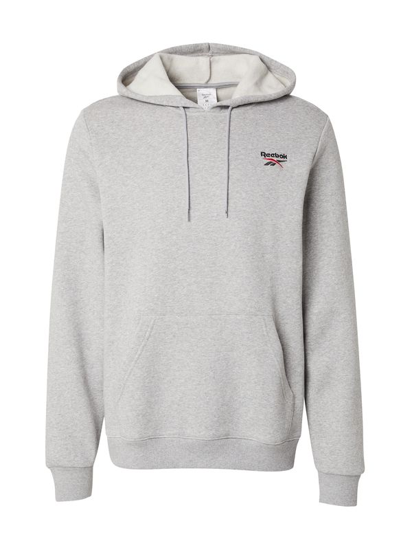 Reebok Reebok Sportska sweater majica 'IDENTITY'  siva melange / crvena / crna