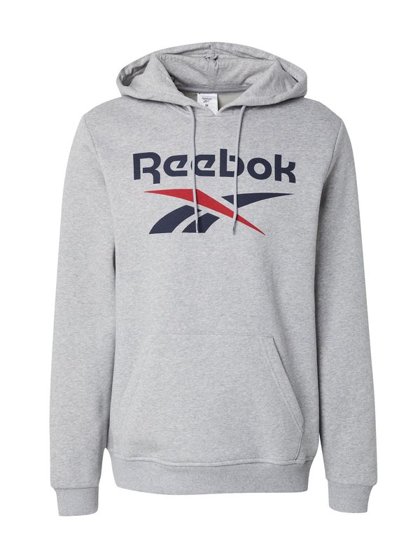Reebok Reebok Sportska sweater majica  mornarsko plava / svijetlosiva / crvena