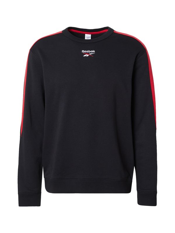 Reebok Reebok Sportska sweater majica  svijetlo crvena / crna / bijela