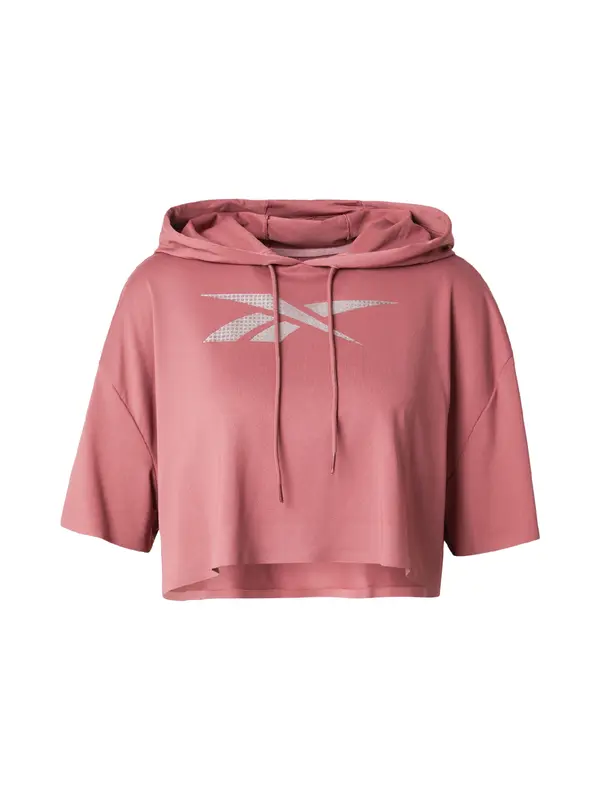 Reebok Reebok Sportska sweater majica  svijetlosiva / bordo